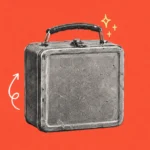 Illustration of a child's metal lunchbox for an article on the new dependent care FSA limit